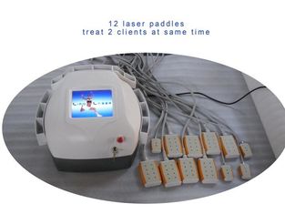 China Emagrecimento plástico do corpo de máquina do laser de Lipo do Abs, laser de Lipo dos diodos das almofadas da máquina 12 da perda de peso fornecedor